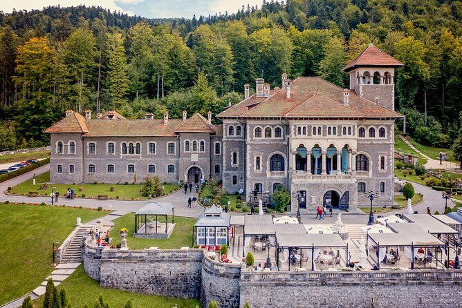 3 Castle:Peles ,Bran,Cantacuzino Tour from Brasov /Hotel pickup - Cantacuzino Castle (Bușteni): Neo-Romanian Style Meets Wednesday Fan Stops