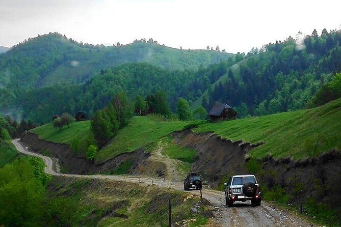 4x4 Nature Tour in Land of Dracula - 1 day - Poiana Marului near Rasnov: village lunch and quieter off-road driving