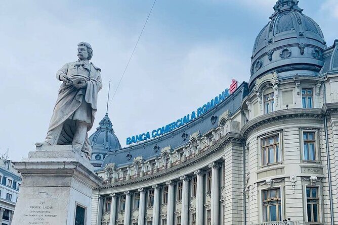 8h Bucharest full-day Tour, Parliament and Top Attraction, Privat - Romanian Athenaeum: A Quick Dose of Culture and Acoustics