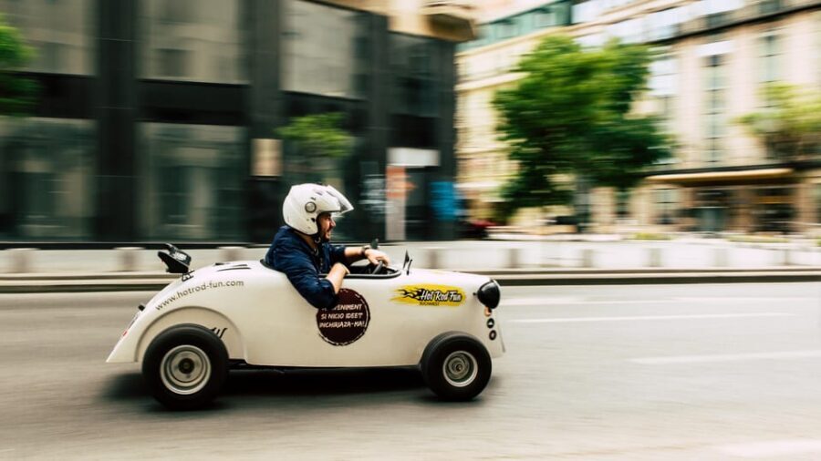 Bucharest: City Tour by a Mini Hot Rod - Getting started at Promenada Mall on Calea Floreasca