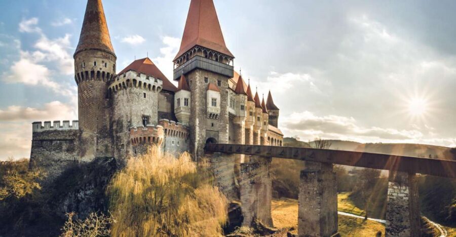 Cluj: Turda Salt Mine, Corvin Castle, Alba Carolina Tour - Corvin Castle Near Hunedoara: Walls, Towers, and Ottoman-Era Purpose