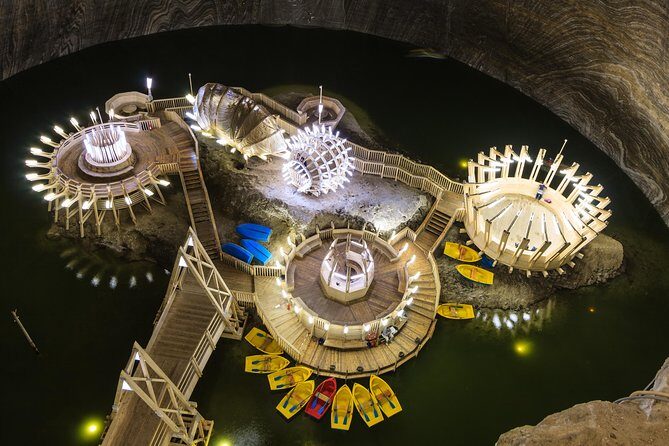 Curly Tour - Day trip from Cluj :) - Salina Turda: guided salt mine history plus a playground underground