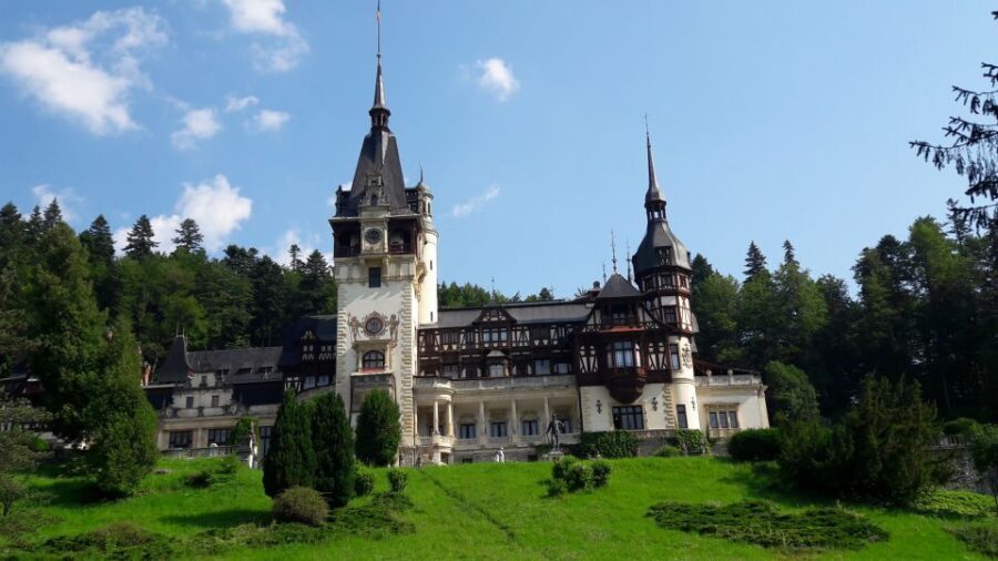 From Brasov: Peles Castle, Bran Castle & Cantacuzino Castle - Peleș Castle: royal 19th-century beauty, but manage the time-slot tickets