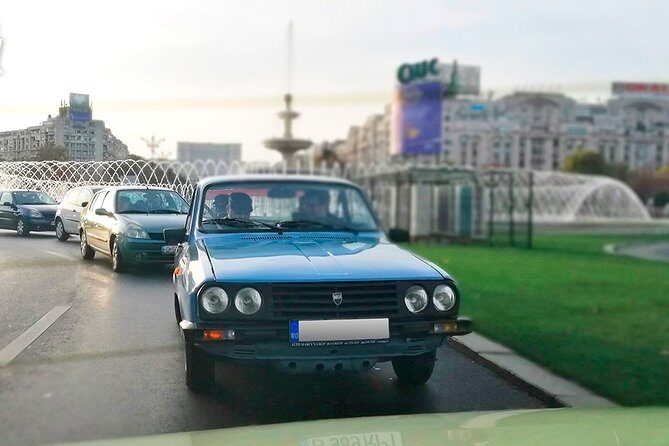 Private -RedPatrol Tour of Bucharest with a Romanian Vintage Car - Stop 2: Casa Radio, the Communist Ghost Palace feeling