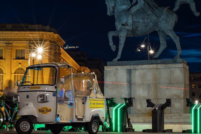 Tuk Tuk Bucharest Private Tour - Unique Experience. - Palatul CEC: the first photo stop with serious presence