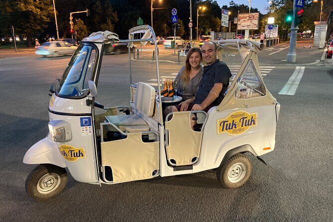 Tuk Tuk Bucharest Romantic Tour with miniBAR - Riding in a 2-Person Tuk-Tuk: Cozy, Romantic, and Honestly Fun