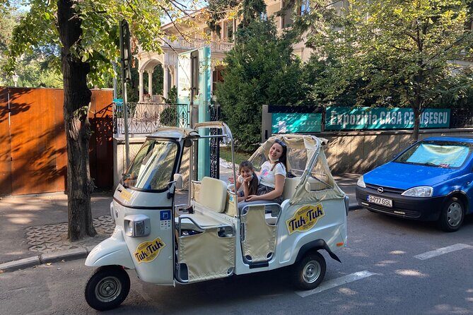 Tuk Tuk Bucharest Tour - Unique Experience in town! - Palatul CEC: an iconic bank-stop that sets the tone